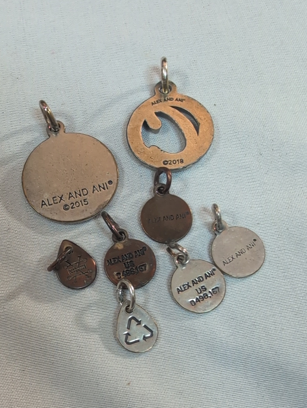 Lot of 8 Authentic Alex and Ani Loose Replacement Charms - Picture 5 of 8